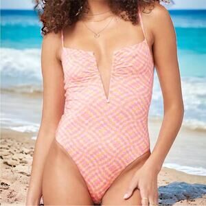 L*SPACE Roxanne One Piece Swimsuit Bitsy Heat Waves Style SARXMB22P XS NWT